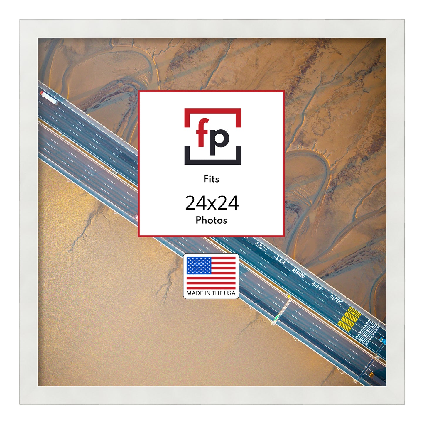 24x24 Modern Flat Picture Frame