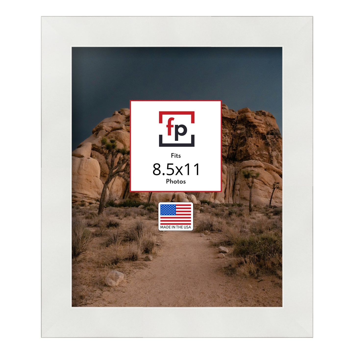 8.5x11 Modern Flat Picture Frame