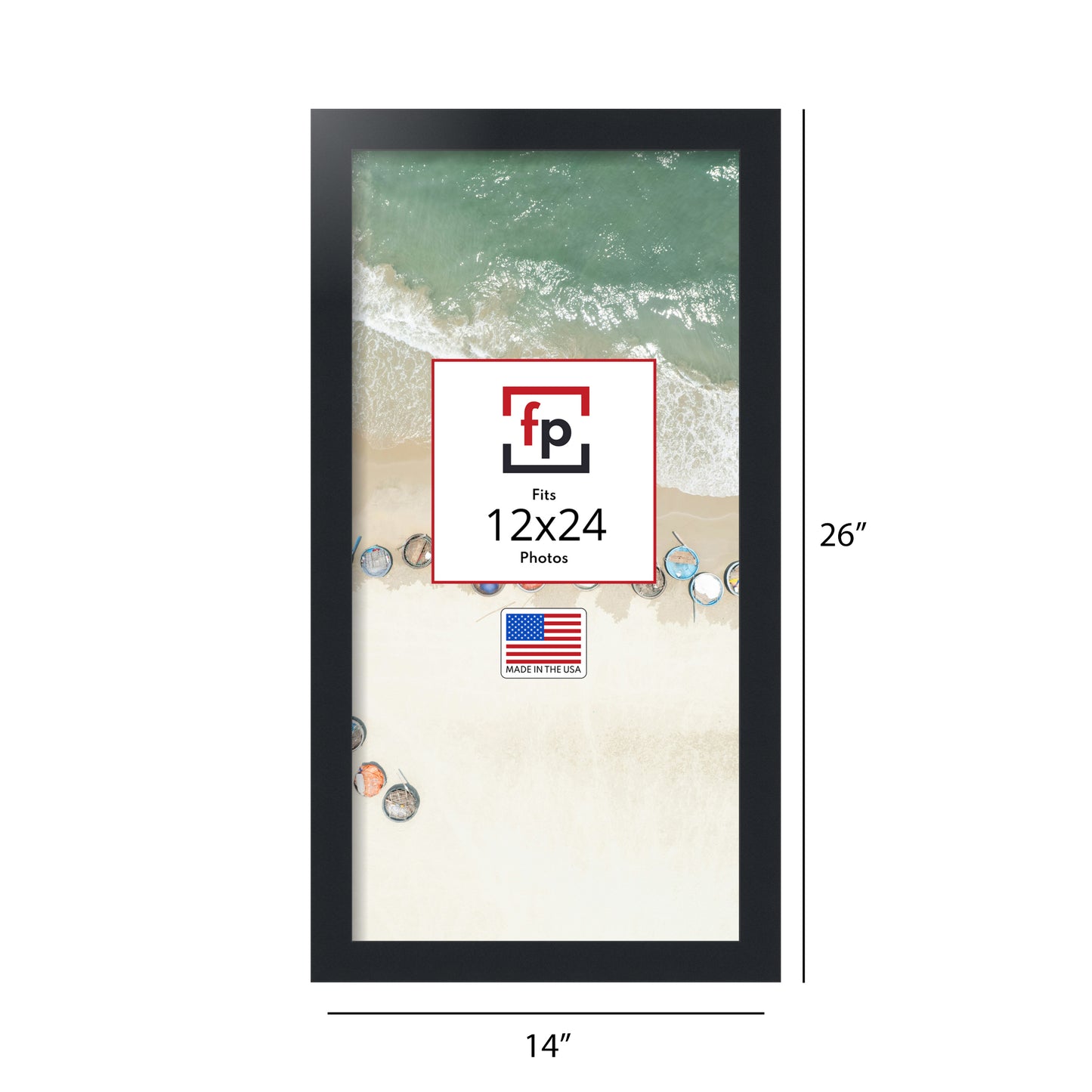 12x24 Modern Flat Picture Frame