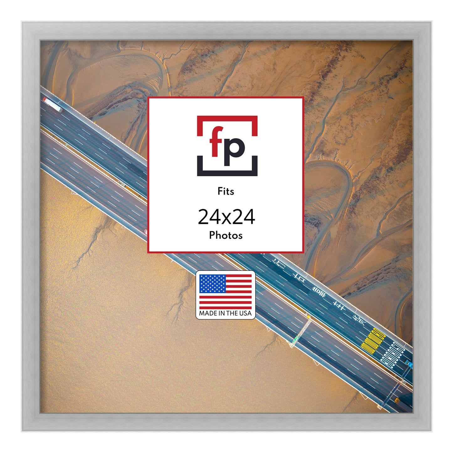 24x24 Modern Flat Picture Frame