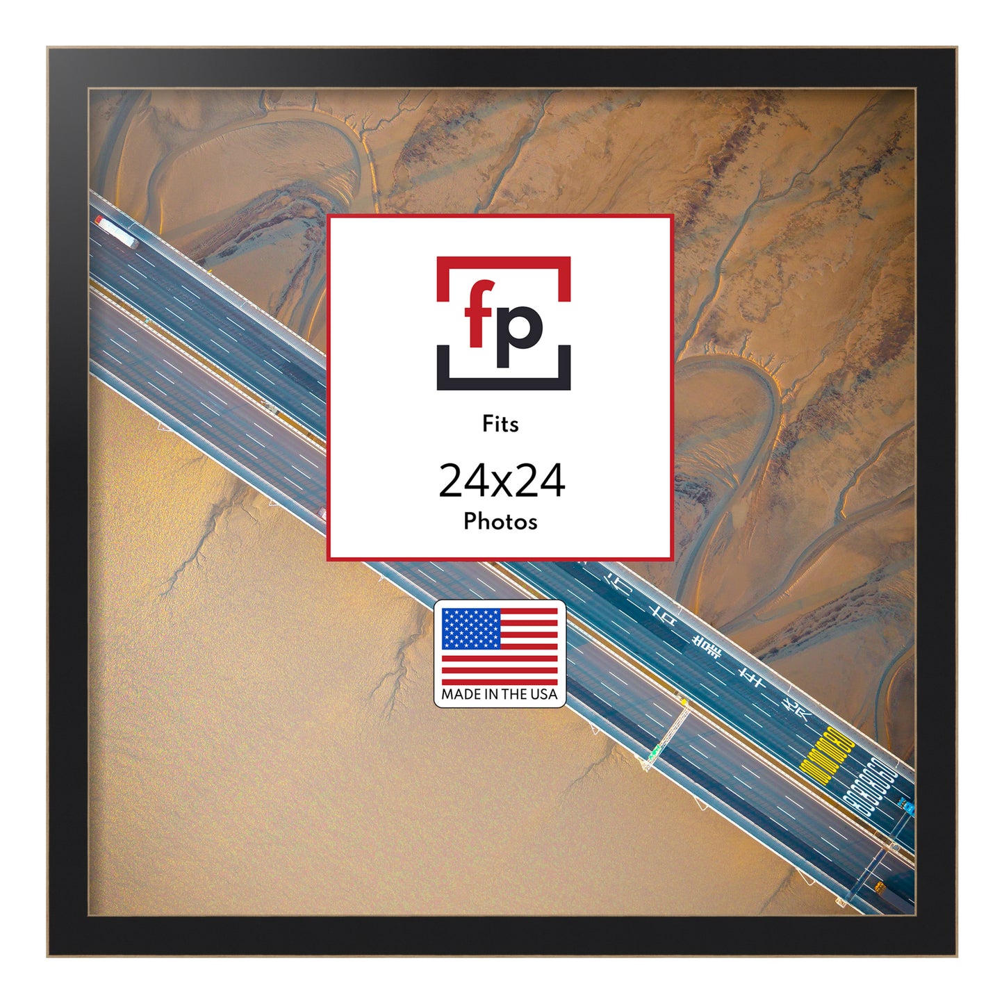 24x24 Modern Flat Picture Frame