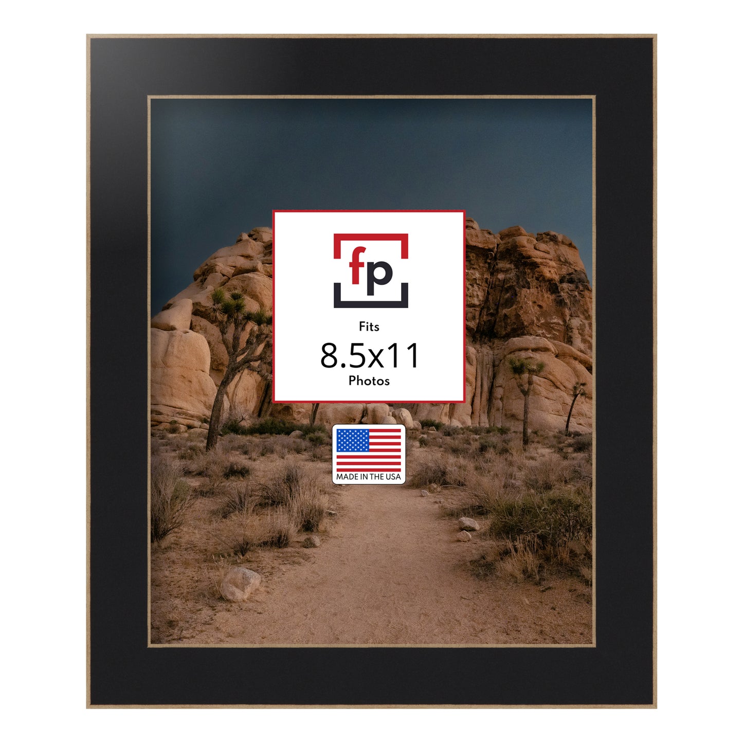 8.5x11 Modern Flat Picture Frame