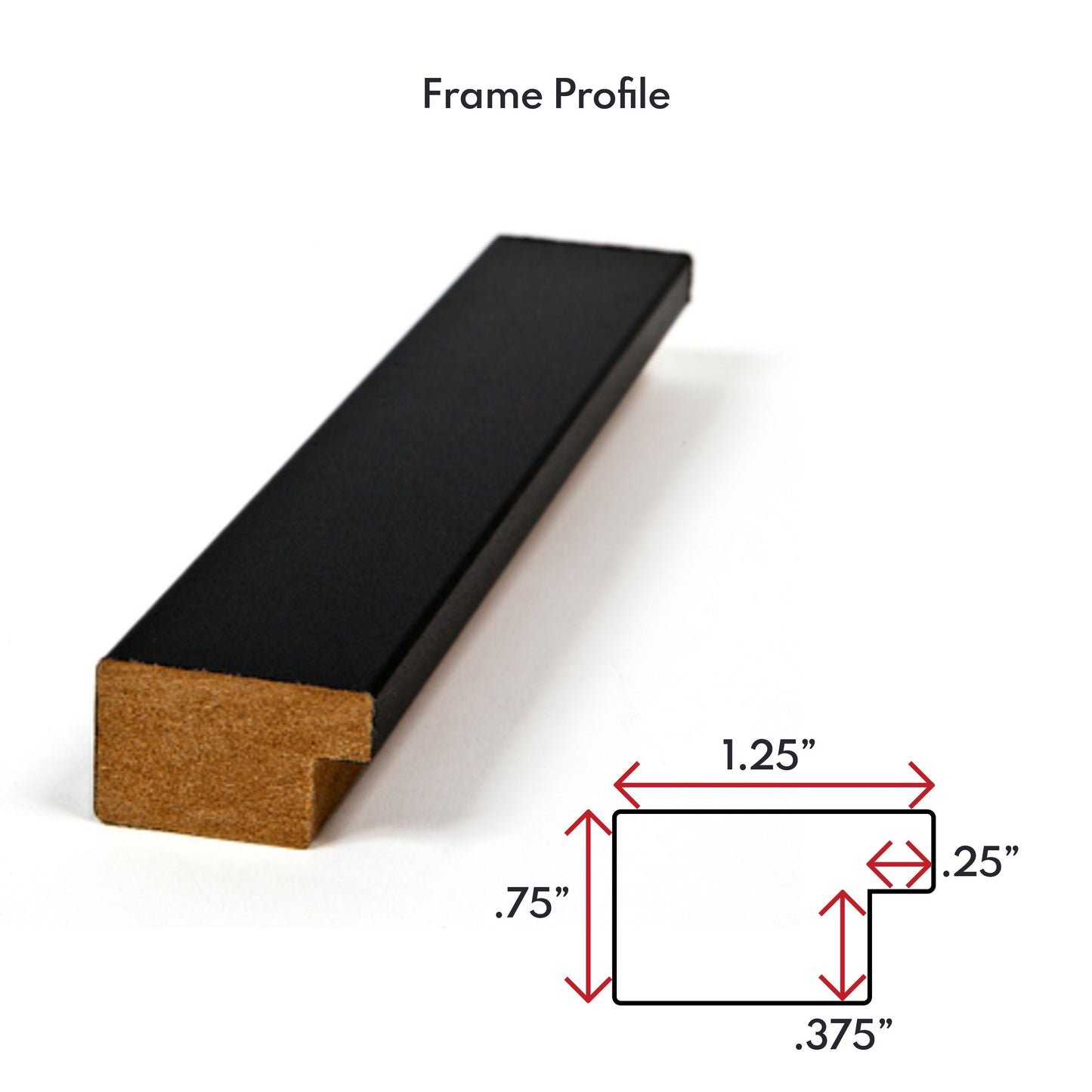 14x14 Modern Flat Picture Frame