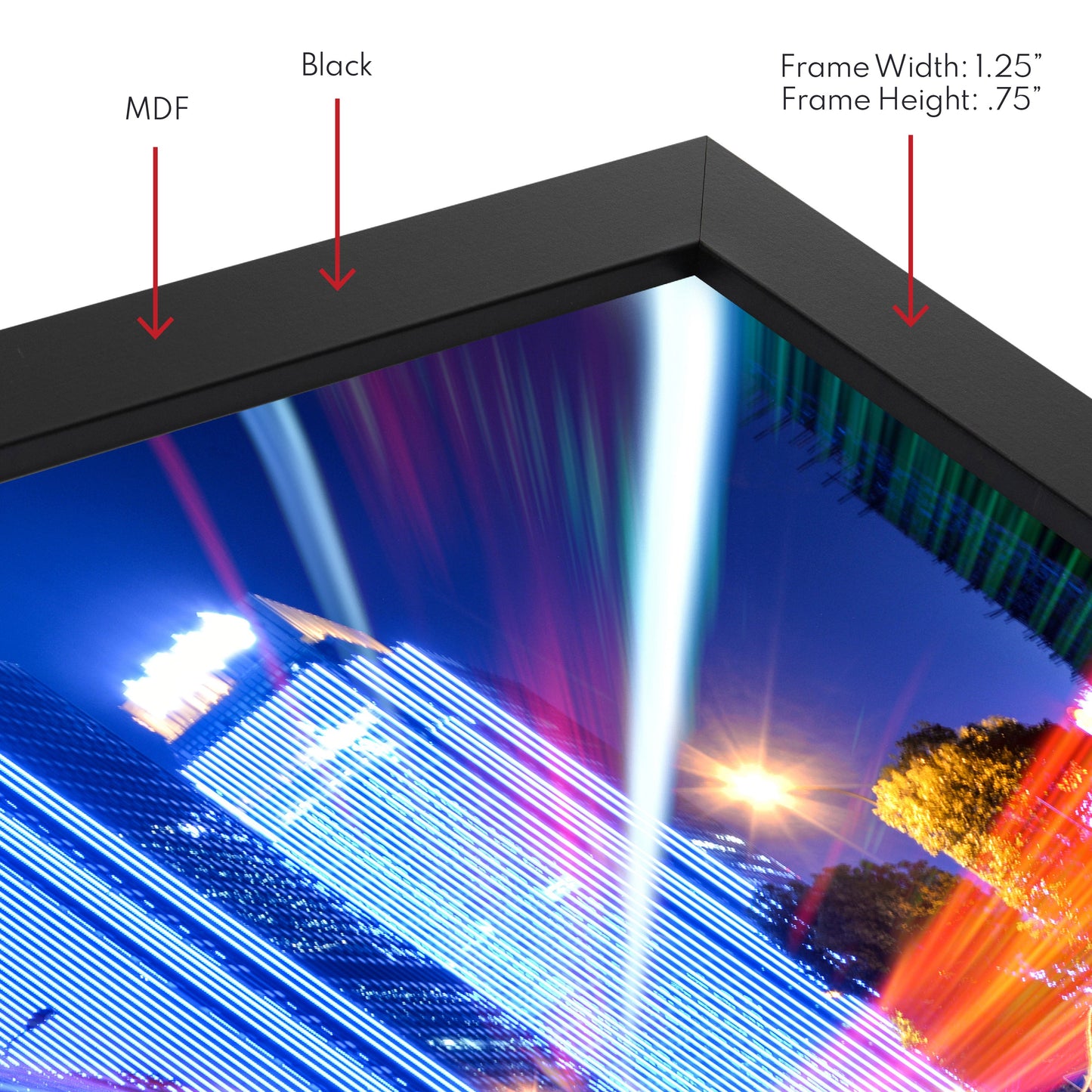 15x21 Modern Flat Picture Frame