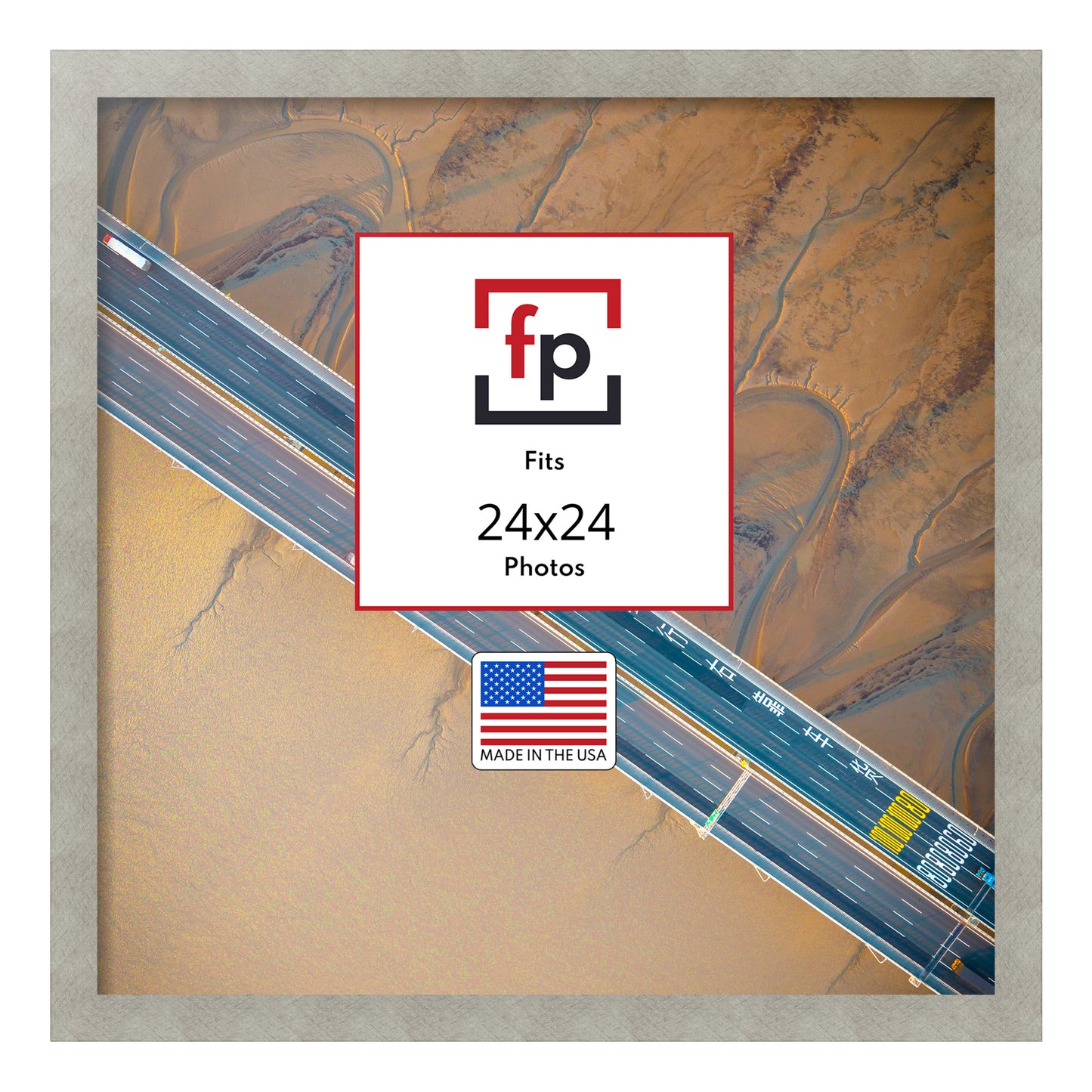 24x24 Modern Flat Picture Frame