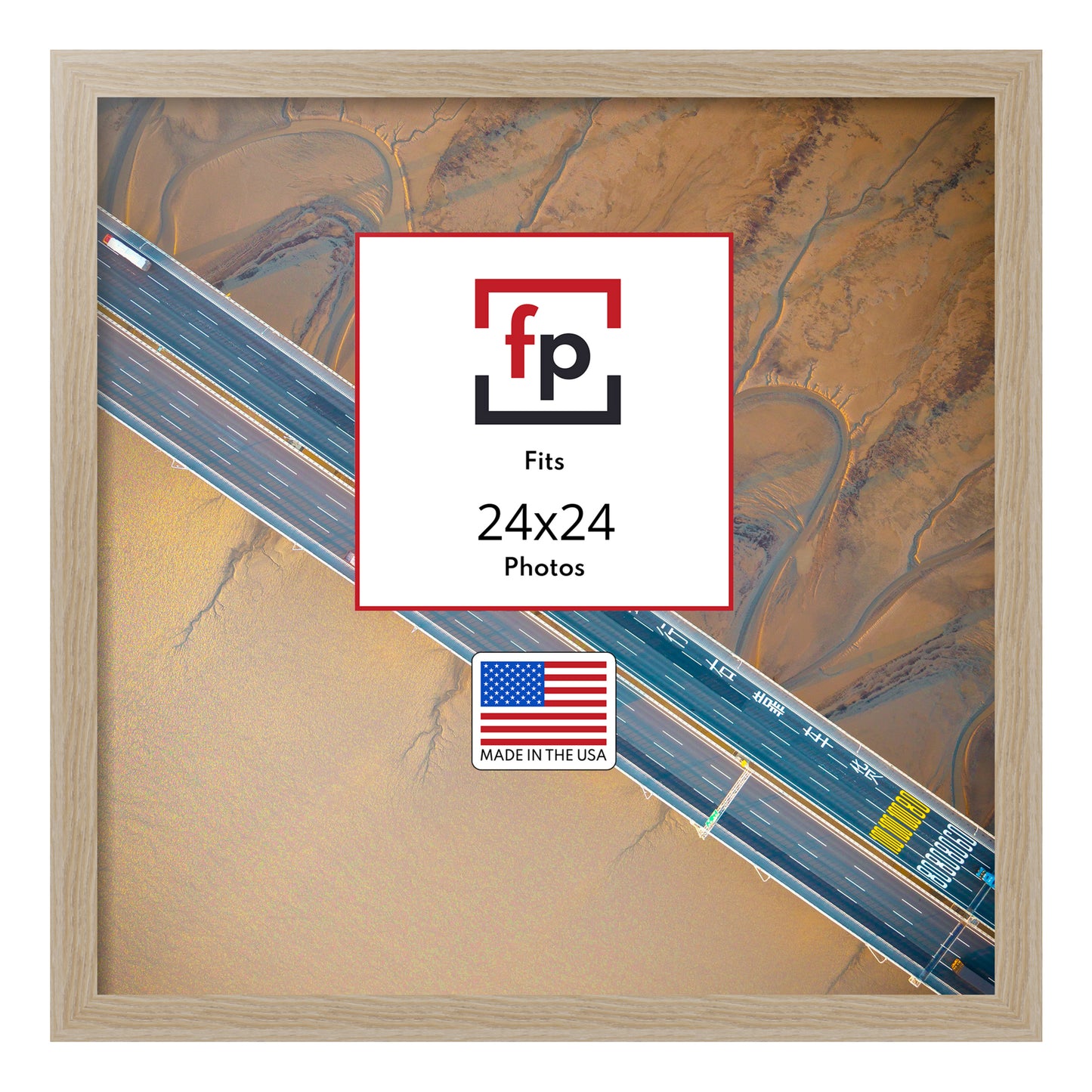 24x24 Modern Flat Picture Frame