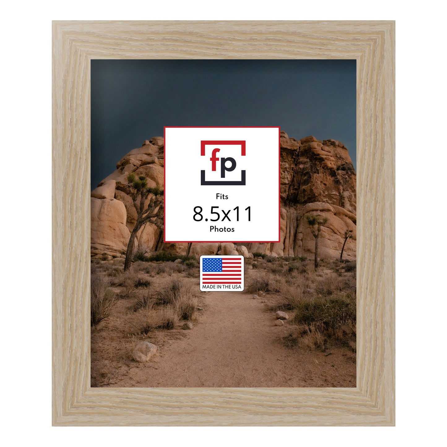 8.5x11 Modern Flat Picture Frame