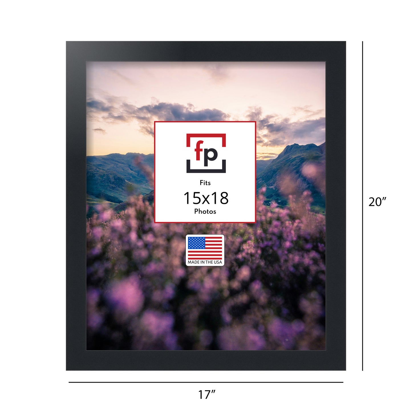 15x18 Modern Flat Picture Frame