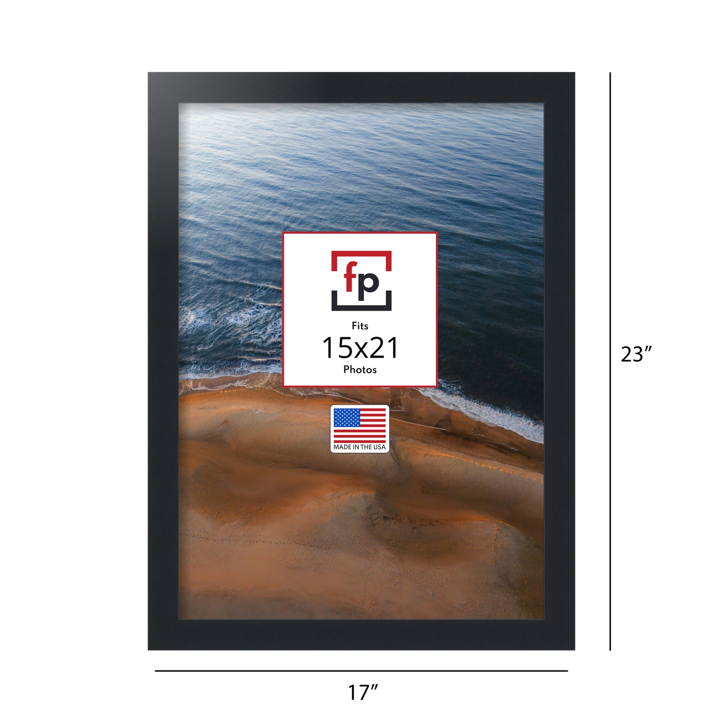 15x21 Modern Flat Picture Frame