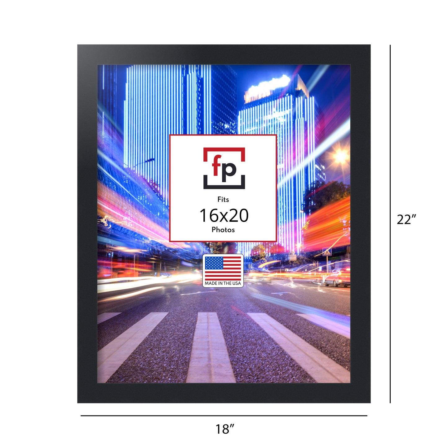 16x20 Modern Flat Picture Frame