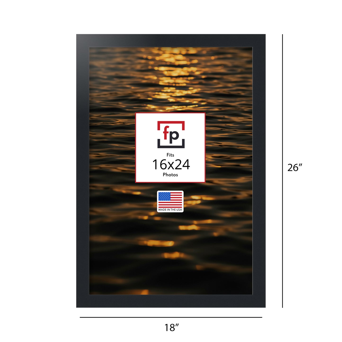 16x24 Modern Flat Picture Frame