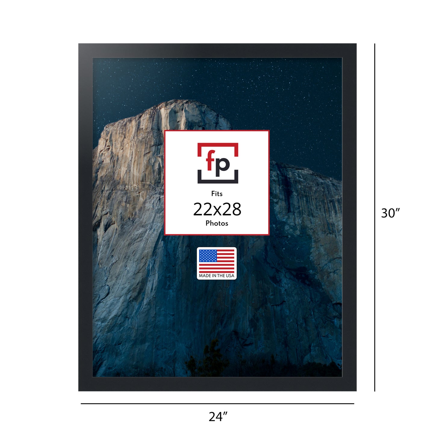 22x28 Modern Flat Picture Frame