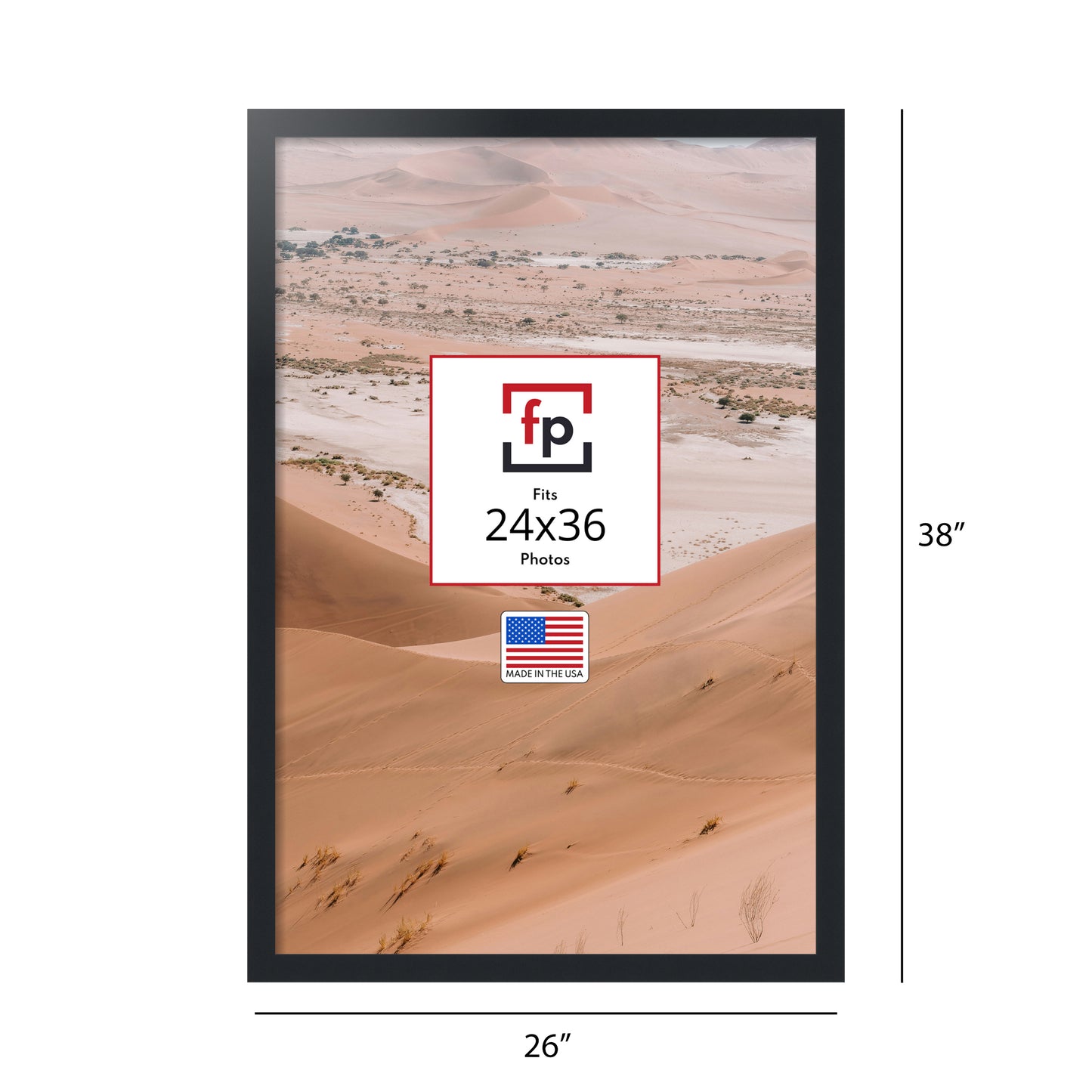 24x36 Modern Flat Picture Frame