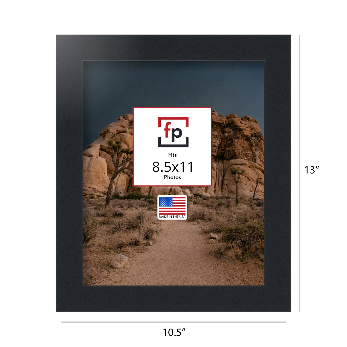 8.5x11 Modern Flat Picture Frame