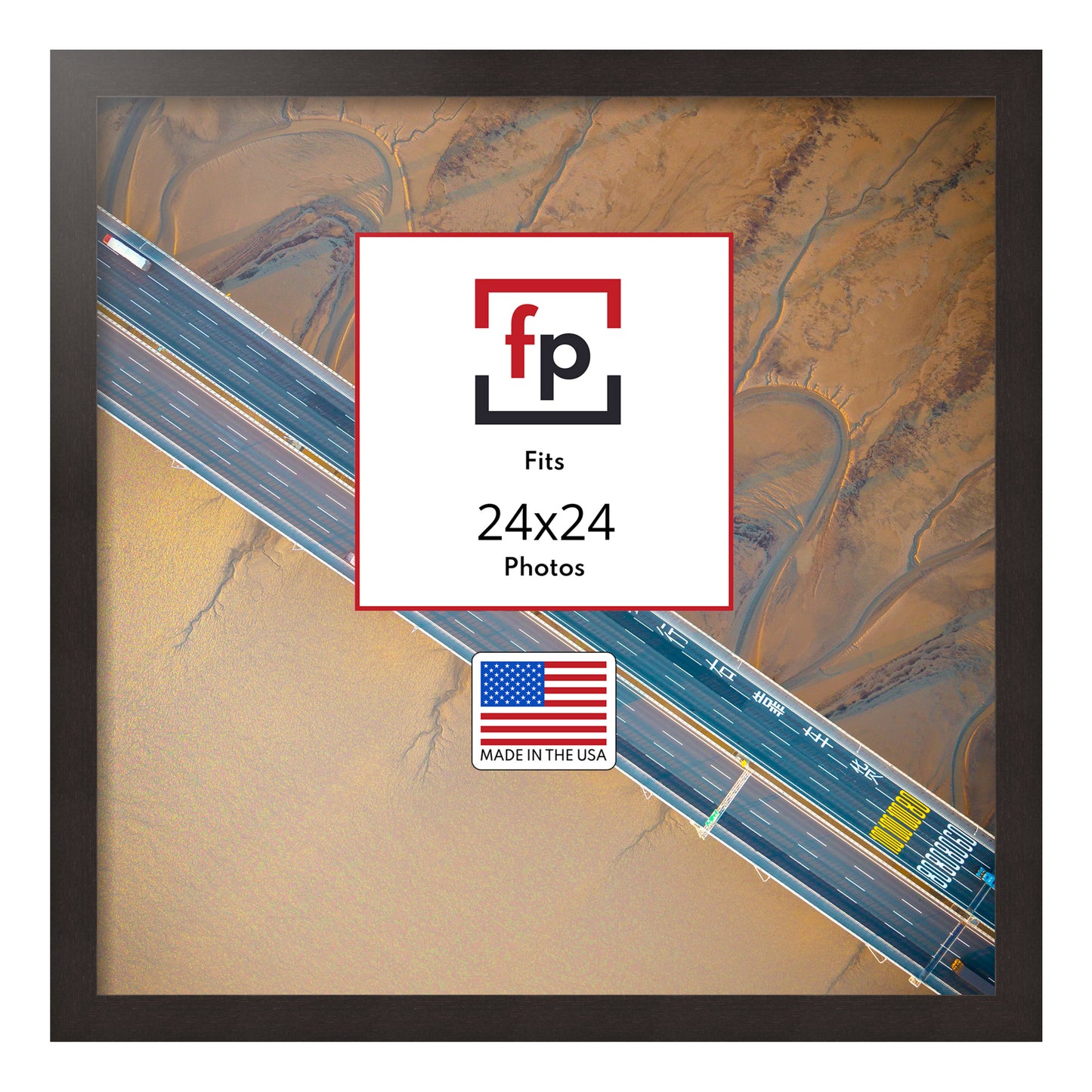 24x24 Modern Flat Picture Frame