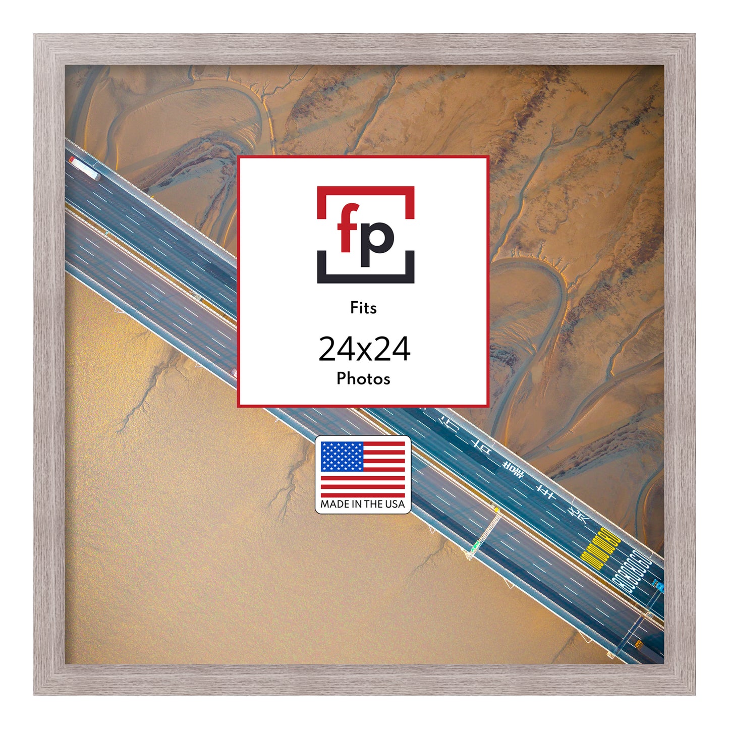 24x24 Modern Flat Picture Frame