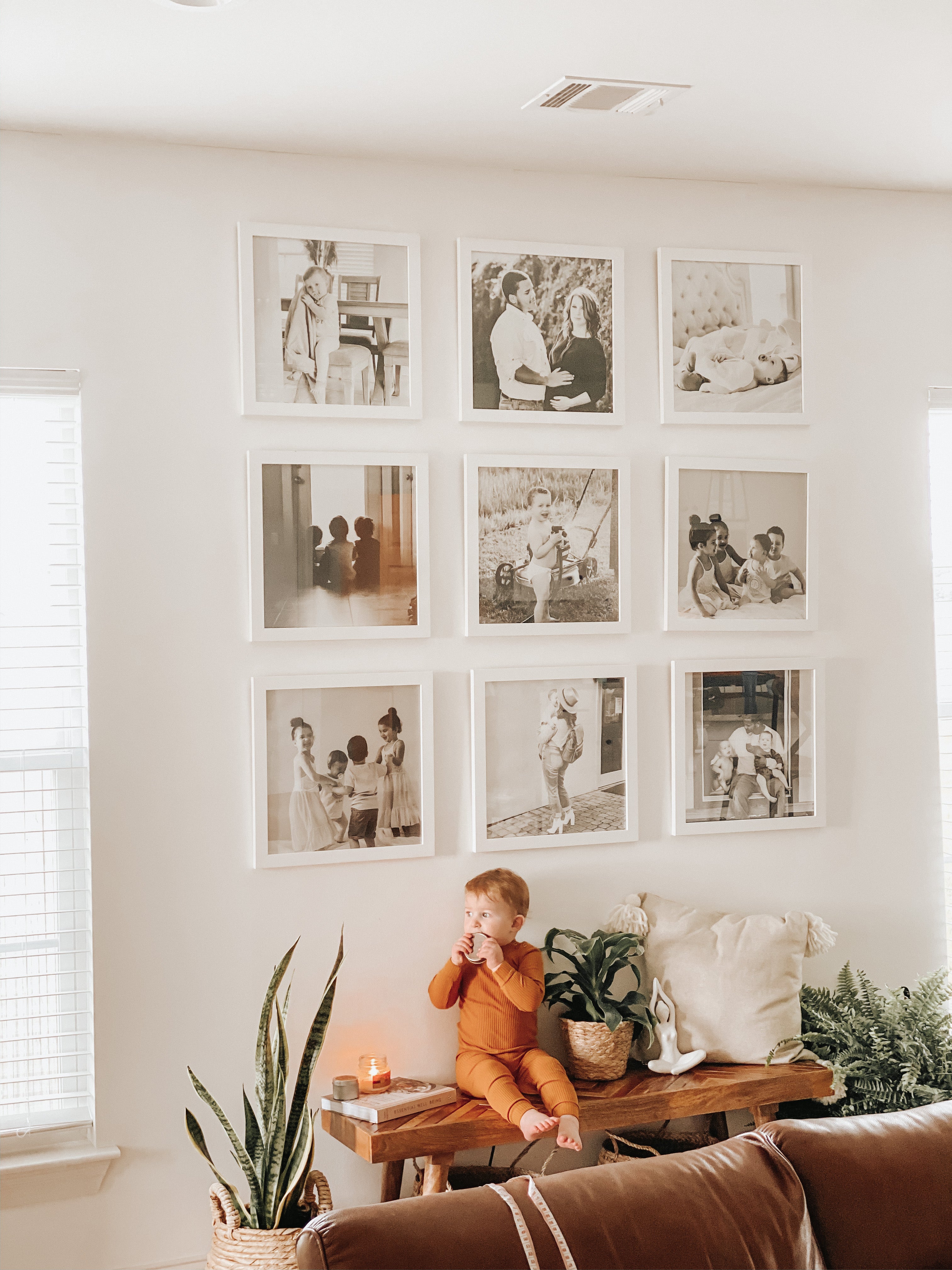 Child in photo frame